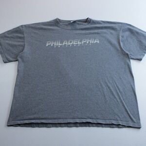 Gear For Sports Philadelphia University T-Shirt Mens XL Gray Cotton Short Sleeve